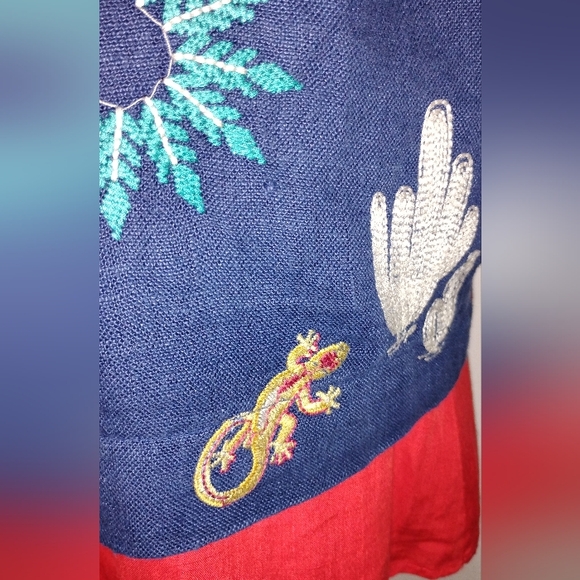 STAR GAZER EMBROIDERED LINEN JACKET - Picture 9 of 13